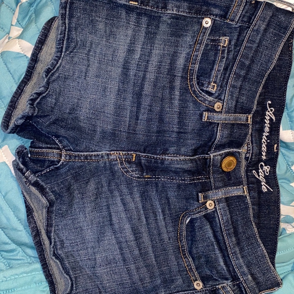 American Eagle Blue Jean Shorts